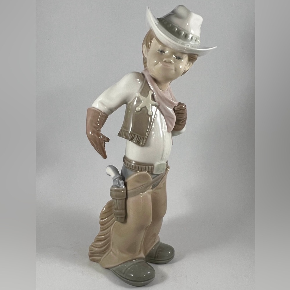 Lladro • “Cowboy Puppet” Porcelain Figurine